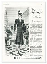 Print Ad Budd Company Stainless Steel Trains Beauty Vintage 1938 Advertisement picture