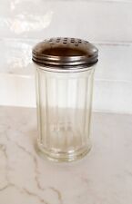 Vintage Glass and Metal Cheese Shaker, Chicago Glass picture