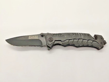 TRS 325S Tactical Survival Folding Pocket Knife Assisted Combo Liner Lockback picture