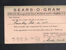 Sears-O-Gram 1949 Sears Roebuck & Co Buffalo NY Postcard picture