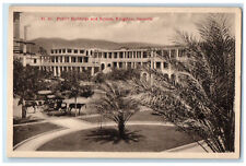 c1930's Public Buildings and Square Kingston Jamaica Vintage Postcard picture