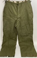 Deadstock Vintage 1950s US Army M-1951 Field Trousers Wool Regular Medium Olive picture