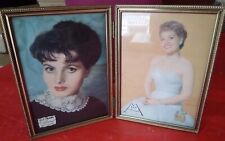 Picture frame Vintage 1950's 5 x 7 Metalcraft Patti Page & Ursula Thiess inserts picture