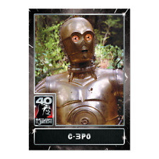 2023 Topps NOW Star Wars 40th ANNIVERSARY RETURN OF JEDI #12 C-3PO C3PO PRESALE picture