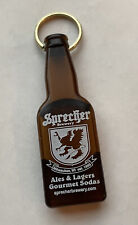 Keychain SPRECHER BREWERY Bottle Opener Key Ring Fob by EVANS Milwaukee WI USA picture