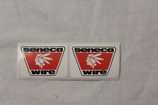  Sticker Badge Decal Label Advertising Seneca Wire x2 Collectible picture