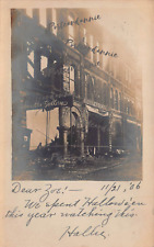 RPPC San Francisco Fire Disaster 1906 Earthquake Opera Photo Vtg Postcard A41 picture