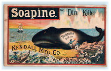 Soapine Arctic Whale 1800's Providence RI Whaling Ship Soap picture