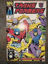 1991 MARVEL Comics TRANSFORMERS #74 - Scarce Issue - FN/VF- picture
