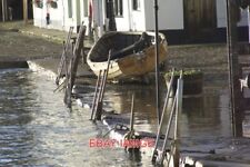 PHOTO  DARTMOUTH BOAT ON BAYARD'S COVE AT HIGH WATER SPRINGS THE SEA LEVEL RISES picture