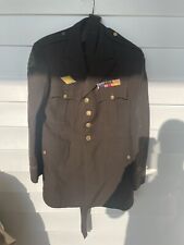 WW2 US Officer Uniform SHAEF And 4th Division Patches And Extras picture