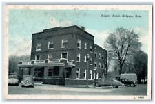 Holgate Ohio Postcard Holgate Hotel Building Classic Cars Exterior c1940 Vintage picture
