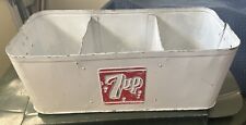 Super Rare Embossed 7up Stadium Concession Carrier Tote Vintage Buy Now picture