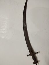 1919 Old Sabre Damascus Sword Shamshir Vintage Antique Old Rare Collectible picture