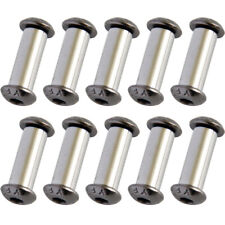 10pcs Knife Handle Bolt Rivets Scale Screw Fastener Nut Round Hex Head Knives picture