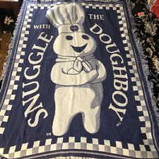 Vintage 1999 Pillsbury Doughboy Blanket - 48