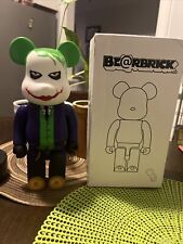 400% 11” Bearbrick Joker The Clown Action Figures Cartoon Blocks Bear Doll New picture