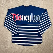 Disneyland Resort Spirit Jersey Adult Size Medium Blue/White Striped Long Sleeve picture
