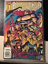 GARGOYLES #1 First App (Newsstand Embossed Cover) NM- Shape Marvel Comics 1995 picture