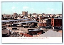 c1905 Birds Eye View Business District Minneapolis Minnesota MN Vintage Postcard picture