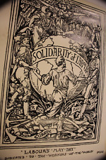 May day poster Industrial Workers of the World Wobblies Walter crane screen prin picture