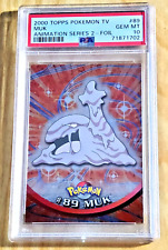 2000 Topps Pokemon TV Series 2 MUK #89 Holo Foil PSA 10 Gem Mint picture