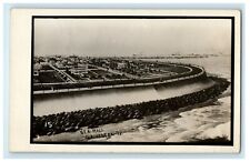 1912 Sea Wall Galveston Texas TX Posted Antique Postcard picture