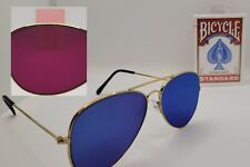 Bicycle marked cards & Aviator Infrared sunglasses for poker or magic picture