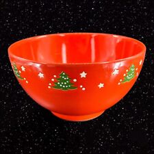 VTG Waechtersbach Large Christmas Salad Bowl Ceramic Marked Germany Red Glazed picture