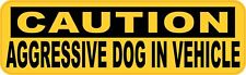 10in x 3in Aggressive Dog in Vehicle Magnet Car Truck Vehicle Magnetic Sign picture