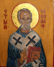 Saint Nicholas Orthodox hand painted icon picture