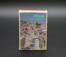 Vintage Chicago Playing Cards - Stancraft Exclusive Souvenir Old Chicago Skyline picture
