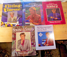 NANCY ZIEMAN Lot of FIVE HARDBACK SEWING BOOKS 4 Sewing WIth Nancy & Busy Womans picture
