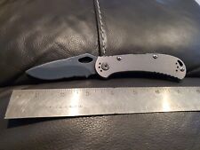 Buck USA Spitfire 722 Pocket Knife Lockback Combo Edge Excellent Condition picture