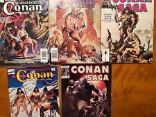 Conan Saga and Savage Sword of Conan Lot of 5 Issues See Pics picture