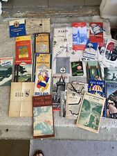 Vintage Europe Maps Travel Guides Lot 28 picture