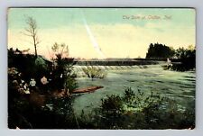 Goshen IN-Indiana, The Dam, Antique, Vintage c1909 Postcard picture