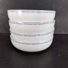 4pc Midwest Express Airlines Coffee Salad Cereal Soup Bowls Abco BO 01 Multiples picture