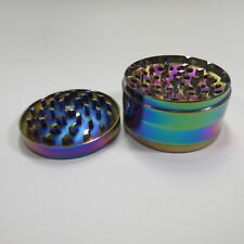 TSUNAMI Grinder 75mm Rainbow Dry Herb Concave Sunken Top Screened Powder Chamber picture