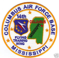 USAF AFB PATCH, COLUMBUS AFB MISSISSIPPI, 14TH FLYING TRAINING WING          Y picture