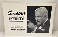 Vintage 1998 Frank Sinatra Chicago Sun-Times Advertising Card from Newspaper Box picture
