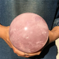 4.68LB TOP Natural pink rose Quartz Sphere Crystal ball Healing MTB234 picture