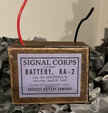 WW2 BA-2 Signal Corps Reproduction (TG-5 Telegraph) Dry Cell Battery-Box Only picture