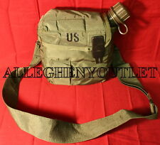 NEW US Military 2 Quart Collapsible Canteen w CAP & VGC 2QT OD Cover & Strap picture