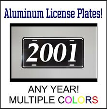 2001 LICENSE PLATE CAMARO MUSTANG CORVETTE 442 CHEVELLE GTO TRANS AM YEAR BW picture