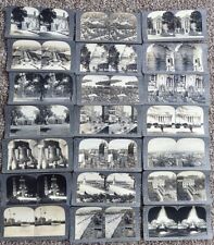 Lot Of 21 Keystone View Company Stereoview Cards American Monuments And Cities picture
