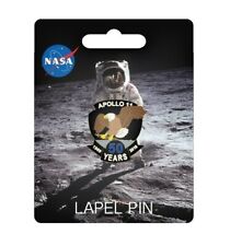 OFFICIAL NASA APOLLO 11 50TH ANNIVERSARY (1969-2019) PIN BADGE BRAND NEW picture