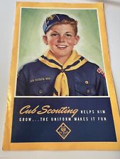 Vintage Cub Scouts USA Uniform And Equipment 1962 1963 picture
