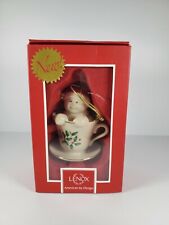  Lenox Ornament Snowman In A Tea Cup Holiday Coffee, Tea, & Me picture