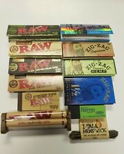 Best of all  1.25 Size Rolling Papers Collection RAW & ZIG-ZAG ,Roller,Tips,Wick picture